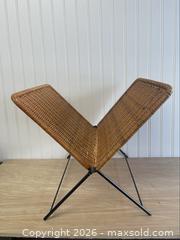MaxSold Auction: Vintage Rattan Folding Magazine Rack - Toronto (Ontario, Canada) SELLER MANAGED Downsizing Online Auction - Kingston Road (STORAGE)