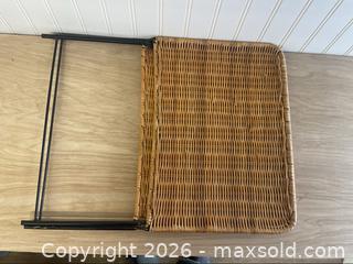MaxSold Auction: Vintage Rattan Folding Magazine Rack - Toronto (Ontario, Canada) SELLER MANAGED Downsizing Online Auction - Kingston Road (STORAGE)