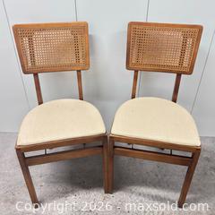 MaxSold Auction: Vintage Stakmore Folding Chairs - Set of 2 - Toronto (Ontario, Canada) SELLER MANAGED Downsizing Online Auction - Kingston Road (STORAGE)