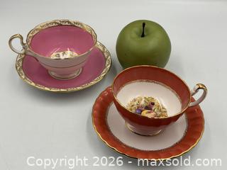 MaxSold Auction: 2 Vintage Aynsley Cups and Saucers - Oakville (Ontario, Canada) PARTNER MANAGED Estate Sale Online Auction - Lakeshore Road West