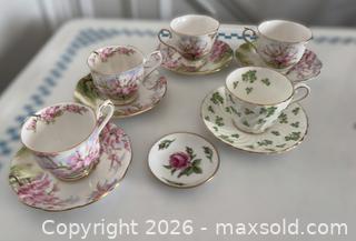 MaxSold Auction:  3 Royal Albert Teacups: "Blossom Time" Pattern and other porcelain  - Oakville (Ontario, Canada) PARTNER MANAGED Estate Sale Online Auction - Lakeshore Road West