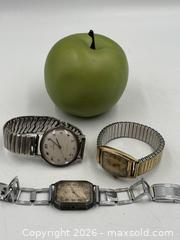MaxSold Auction: 3 Vintage Wristwatches - Oakville (Ontario, Canada) PARTNER MANAGED Estate Sale Online Auction - Lakeshore Road West