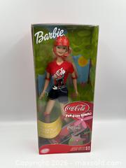 MaxSold Auction: 4 New in Box Dolls: 2001 Coca-Cola Skateboard Barbie/ 1998 Florida Vacation Skipper/ 1998 Florida Vacation Skipper/ 2002 Horse Lovin' Barbie  - Oakville (Ontario, Canada) PARTNER MANAGED Estate Sale Online Auction - Lakeshore Road West