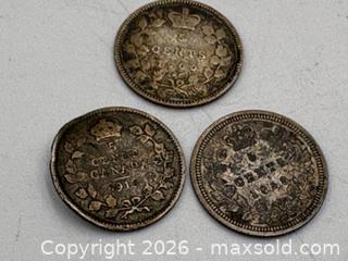 MaxSold Auction: 6 Antique or Vintage Coins - Oakville (Ontario, Canada) PARTNER MANAGED Estate Sale Online Auction - Lakeshore Road West