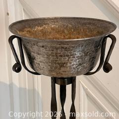 MaxSold Auction: Antique Arts & Crafts Fern Stand with Removeable Hand Hammered Bowl - Oakville (Ontario, Canada) PARTNER MANAGED Estate Sale Online Auction - Lakeshore Road West