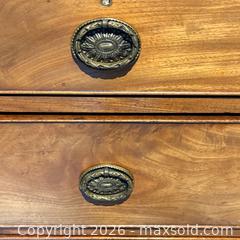 MaxSold Auction: Antique English Regency Period Mahogany Chest of Drawers - Oakville (Ontario, Canada) PARTNER MANAGED Estate Sale Online Auction - Lakeshore Road West