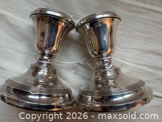 MaxSold Auction: Antique English Sterling Silver Candle Stick Holders - Oakville (Ontario, Canada) PARTNER MANAGED Estate Sale Online Auction - Lakeshore Road West