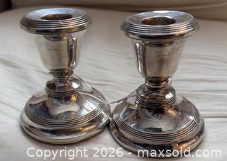 MaxSold Auction: Antique English Sterling Silver Candle Stick Holders - Oakville (Ontario, Canada) PARTNER MANAGED Estate Sale Online Auction - Lakeshore Road West