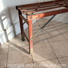 MaxSold Auction: Antique Folding Dry Rack with Original Hardware - Oakville (Ontario, Canada) PARTNER MANAGED Estate Sale Online Auction - Lakeshore Road West
