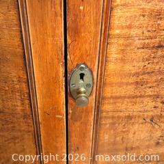 MaxSold Auction: Antique French Country Farmhouse Freestanding Wood Cabinet   - Oakville (Ontario, Canada) PARTNER MANAGED Estate Sale Online Auction - Lakeshore Road West