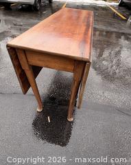 MaxSold Auction: Antique Gate Leg Drop Leaf Table  - Oakville (Ontario, Canada) PARTNER MANAGED Estate Sale Online Auction - Lakeshore Road West