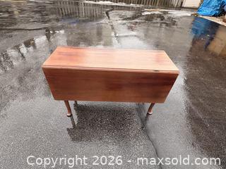 MaxSold Auction: Antique Gate Leg Drop Leaf Table  - Oakville (Ontario, Canada) PARTNER MANAGED Estate Sale Online Auction - Lakeshore Road West