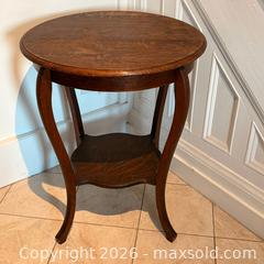 MaxSold Auction: Antique Two Tier Side Table or Nightstand - Oakville (Ontario, Canada) PARTNER MANAGED Estate Sale Online Auction - Lakeshore Road West
