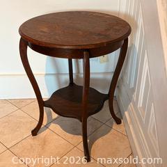 MaxSold Auction: Antique Two Tier Side Table or Nightstand - Oakville (Ontario, Canada) PARTNER MANAGED Estate Sale Online Auction - Lakeshore Road West