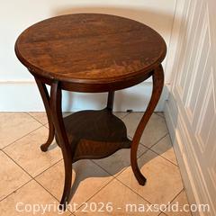 MaxSold Auction: Antique Two Tier Side Table or Nightstand - Oakville (Ontario, Canada) PARTNER MANAGED Estate Sale Online Auction - Lakeshore Road West