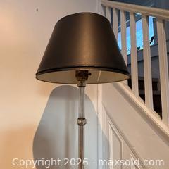 MaxSold Auction: Art Deco-style Chrome and Glass Torchiere Floor Lamp - Oakville (Ontario, Canada) PARTNER MANAGED Estate Sale Online Auction - Lakeshore Road West