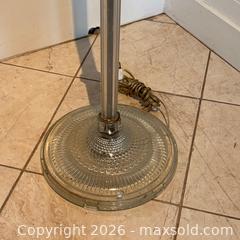 MaxSold Auction: Art Deco-style Chrome and Glass Torchiere Floor Lamp - Oakville (Ontario, Canada) PARTNER MANAGED Estate Sale Online Auction - Lakeshore Road West