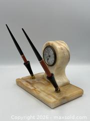 MaxSold Auction: Art Deco Sessions Onyx Desk Set with a Clock and Pen Holders - Oakville (Ontario, Canada) PARTNER MANAGED Estate Sale Online Auction - Lakeshore Road West