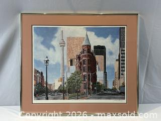 MaxSold Auction: Authentic Limited Edition Gordon Murray Print of the Flatiron Building in Toronto - Oakville (Ontario, Canada) PARTNER MANAGED Estate Sale Online Auction - Lakeshore Road West