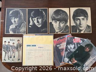 MaxSold Auction: Beatles Album: GN70075 File Under: Beatles, Posters and Magazines - Oakville (Ontario, Canada) PARTNER MANAGED Estate Sale Online Auction - Lakeshore Road West