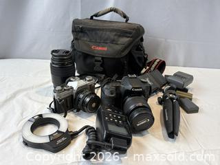 MaxSold Auction: Canon Digital Camera and Accessories and Cannon 35mm Camera with Accessories - Oakville (Ontario, Canada) PARTNER MANAGED Estate Sale Online Auction - Lakeshore Road West