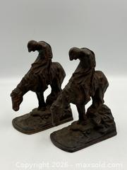 MaxSold Auction: Cast and bronze Bookends. Dated 1928. - Oakville (Ontario, Canada) PARTNER MANAGED Estate Sale Online Auction - Lakeshore Road West