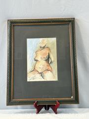 MaxSold Auction: Charcoal and Pastel Nude Sketch. Signed. - Oakville (Ontario, Canada) PARTNER MANAGED Estate Sale Online Auction - Lakeshore Road West