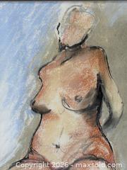 MaxSold Auction: Charcoal and Pastel Nude Sketch. Signed. - Oakville (Ontario, Canada) PARTNER MANAGED Estate Sale Online Auction - Lakeshore Road West