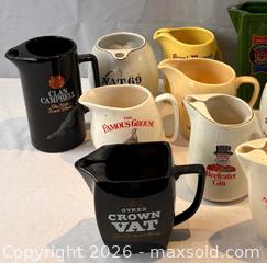 MaxSold Auction: Collection of 13 Pub Pitchers Advertising Scotch Whisky - Oakville (Ontario, Canada) PARTNER MANAGED Estate Sale Online Auction - Lakeshore Road West
