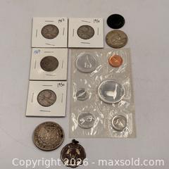 MaxSold Auction: Collection of Coins and a Pendant - Oakville (Ontario, Canada) PARTNER MANAGED Estate Sale Online Auction - Lakeshore Road West