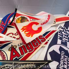 MaxSold Auction: Collection of Vintage Sports Pennants - Oakville (Ontario, Canada) PARTNER MANAGED Estate Sale Online Auction - Lakeshore Road West