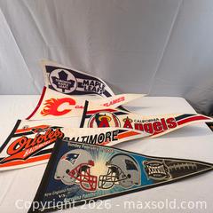 MaxSold Auction: Collection of Vintage Sports Pennants - Oakville (Ontario, Canada) PARTNER MANAGED Estate Sale Online Auction - Lakeshore Road West