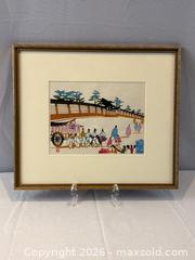 MaxSold Auction: Framed Japanese Wood Block Print, Signed by Artist Toshijiro Inagaki - Oakville (Ontario, Canada) PARTNER MANAGED Estate Sale Online Auction - Lakeshore Road West