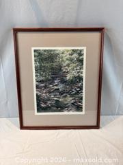 MaxSold Auction: Framed Limited Edition Print, "Forest Stream" Signed by artist Elizabeth Sander - Oakville (Ontario, Canada) PARTNER MANAGED Estate Sale Online Auction - Lakeshore Road West