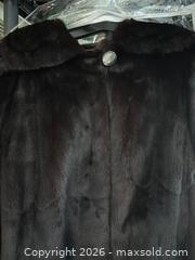 MaxSold Auction: Full Length Dark Brown Fur Coat with Winged Collar and Folded Cuffs - Oakville (Ontario, Canada) PARTNER MANAGED Estate Sale Online Auction - Lakeshore Road West