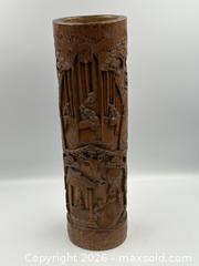 MaxSold Auction: Hand carved Bamboo Chinese Brush Pot  - Oakville (Ontario, Canada) PARTNER MANAGED Estate Sale Online Auction - Lakeshore Road West