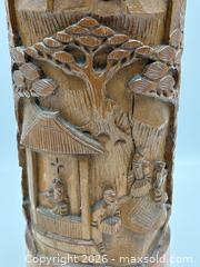 MaxSold Auction: Hand carved Bamboo Chinese Brush Pot  - Oakville (Ontario, Canada) PARTNER MANAGED Estate Sale Online Auction - Lakeshore Road West