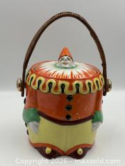 MaxSold Auction: Hand Painted Marilyn Derrin Art Deco Noritake Collection Lidded Jar - Oakville (Ontario, Canada) PARTNER MANAGED Estate Sale Online Auction - Lakeshore Road West