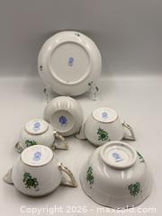 MaxSold Auction: Herend Hand Painted Porcelain: Apponyi Green or Chinese Bouquet Green Pattern - Oakville (Ontario, Canada) PARTNER MANAGED Estate Sale Online Auction - Lakeshore Road West