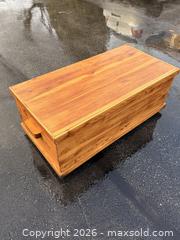 MaxSold Auction: Large Cedar Lined Chest on Casters with Side Handles - Oakville (Ontario, Canada) PARTNER MANAGED Estate Sale Online Auction - Lakeshore Road West