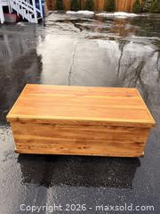 MaxSold Auction: Large Cedar Lined Chest on Casters with Side Handles - Oakville (Ontario, Canada) PARTNER MANAGED Estate Sale Online Auction - Lakeshore Road West