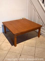 MaxSold Auction: Mid-Century Modern Square Teak Coffee Table - Oakville (Ontario, Canada) PARTNER MANAGED Estate Sale Online Auction - Lakeshore Road West