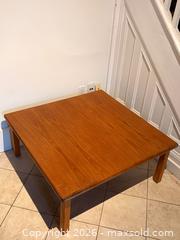 MaxSold Auction: Mid-Century Modern Square Teak Coffee Table - Oakville (Ontario, Canada) PARTNER MANAGED Estate Sale Online Auction - Lakeshore Road West