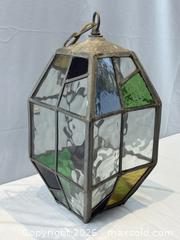 MaxSold Auction: Mid Century Modern Stained Glass and Leaded Hanging Light - Oakville (Ontario, Canada) PARTNER MANAGED Estate Sale Online Auction - Lakeshore Road West
