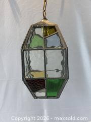 MaxSold Auction: Mid Century Modern Stained Glass and Leaded Hanging Light - Oakville (Ontario, Canada) PARTNER MANAGED Estate Sale Online Auction - Lakeshore Road West