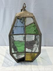MaxSold Auction: Mid Century Modern Stained Glass and Leaded Hanging Light - Oakville (Ontario, Canada) PARTNER MANAGED Estate Sale Online Auction - Lakeshore Road West