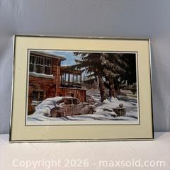 MaxSold Auction:  Numbered Print Titled "Yesterdays Memories". Signed by artist Ken Huxley - Oakville (Ontario, Canada) PARTNER MANAGED Estate Sale Online Auction - Lakeshore Road West