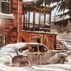 MaxSold Auction:  Numbered Print Titled "Yesterdays Memories". Signed by artist Ken Huxley - Oakville (Ontario, Canada) PARTNER MANAGED Estate Sale Online Auction - Lakeshore Road West