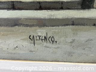 MaxSold Auction: Oil Original Painting Signed by Artist - Oakville (Ontario, Canada) PARTNER MANAGED Estate Sale Online Auction - Lakeshore Road West