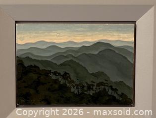 MaxSold Auction: Original Oil Painting, titled "A View From a Buddhist Temple in Korea", signed by artist Doug Stratford - Oakville (Ontario, Canada) PARTNER MANAGED Estate Sale Online Auction - Lakeshore Road West
